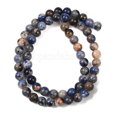 Природный содалит бисер нитей&nbsp;G-D481-12A-1