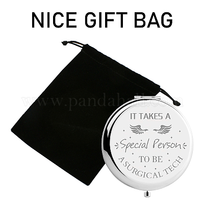 Зеркало из нержавеющей стали 304 с возможностью персонализации DIY-WH0245-031-1