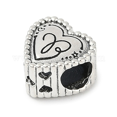 925 стерлингового серебра европейских бисер STER-R005-02AS-01-1