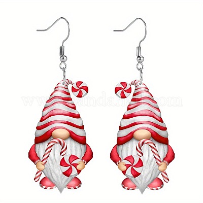 Weihnachts-Ohrringe aus Acryl&nbsp;FS-WG0219A-03-1
