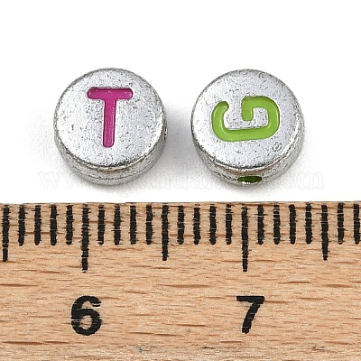 Непрозрачные акриловые бусины OACR-H052-01D-1