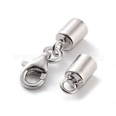 Антикоррозийные застежки-клешни из стерлингового серебра 925 шт. STER-P055-03F-P-1