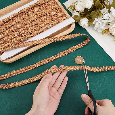 Плетеные кружевные ленты из полиэстера OCOR-WH0092-17B-1