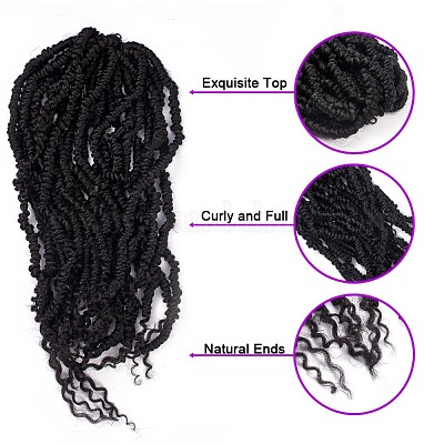 Вязание крючком волос&nbsp;OHAR-G005-03A-1