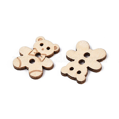 Пуговицы из медвежьего дерева BUTT-T013-12B-1