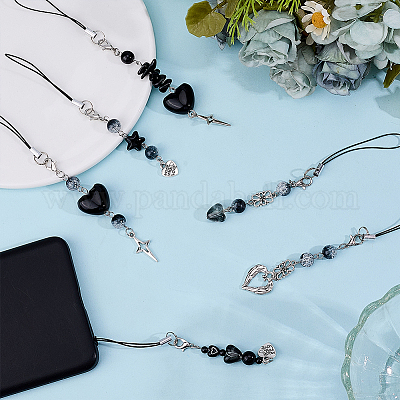 Подвески из непрозрачного акрила и сплава в тибетском стиле HJEW-GO00096-1