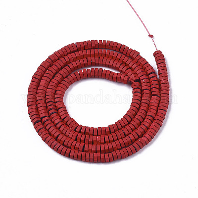 Окрашенного распылением немагнитных синтетических нитей гематита бусы G-R468-02B-07-1