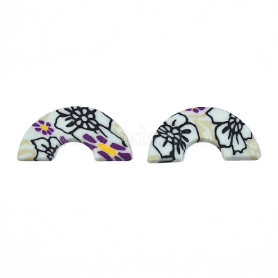 Кабошоны из полимерной глины ручной работы CLAY-N010-044-1