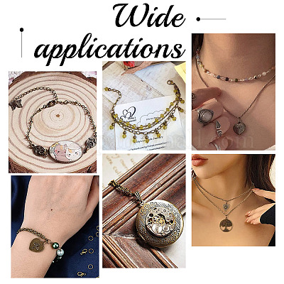 Самодельные латунные кабельные цепи длиной 10 м DIY-SC0017-80-1