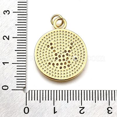 Стойки обшивки латунь микро проложить Циркон подвеску KK-K401-84G-1