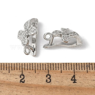 Латунные микропроволочные кубические циркониевые подвески KK-D324-40P-1