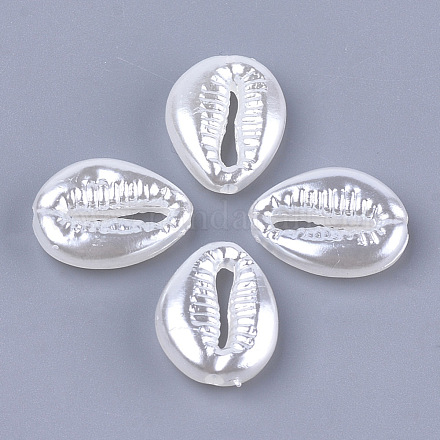 Perles en acrylique de perle d'imitation OACR-T006-199-1