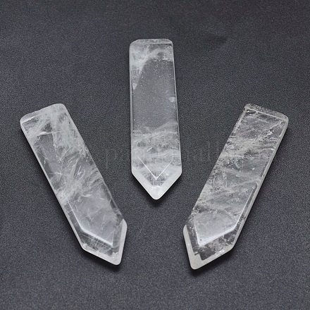 Natural Quartz Crystal Cabochons X-G-P384-E10-1