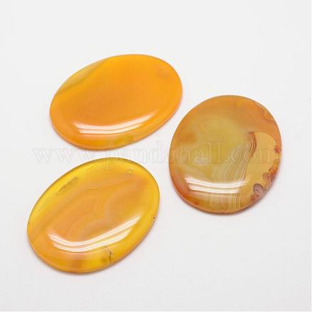 Natural Striped Agate/Banded Agate Pendants G-P155-09B-1
