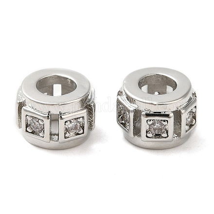 Стойки обшивки латунь кубического циркония бусы KK-Z033-24P-1