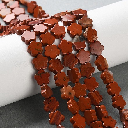 Натуральные красные яшмы бусы пряди G-B138-C06-01-1