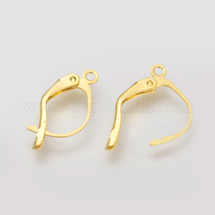 Les accessoires de boucle d'oreille cerceau en laiton KK-Q675-54-1