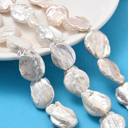 Натуральный жемчуг в стиле барокко кеши PEAR-P064-08C-03B-1