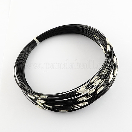 Cable de pulsera de hilos de acero de toma de joya de diy X-TWIR-R004-24-1