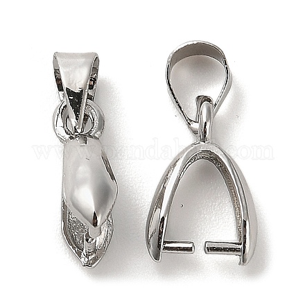 Латунные держатели кулонов с покрытием стойки KK-R211-05P-1