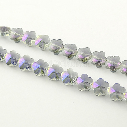 Electroplate Glass Beads EGLA-R093-06-1