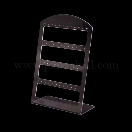 Пластиковых дисплеев серьги&nbsp;EDIS-WH0029-10A-1