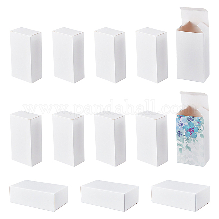 Nbeads 50 pcs cajas de regalo de cartón plegado de 3.5x5.2x9.5 cm CON-NB0001-22A-1
