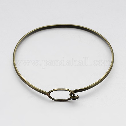 Accessoire de bricolage de bracelet en laiton BJEW-B133-01AB-NF-1
