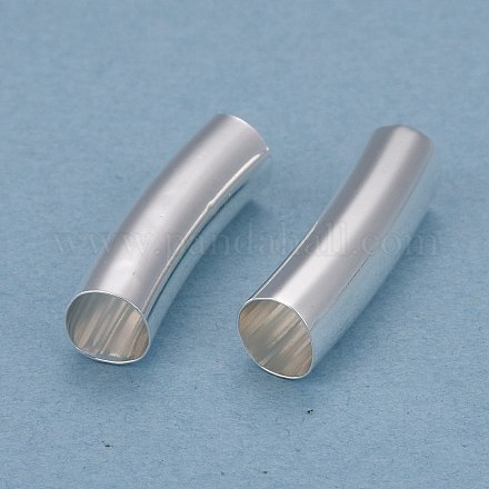 Abalorios de tubo de latón KK-Y003-90B-S-1
