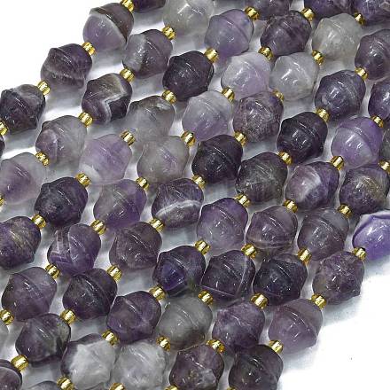 Natürlichen Amethyst Perlen Stränge G-K389-D29-01-1