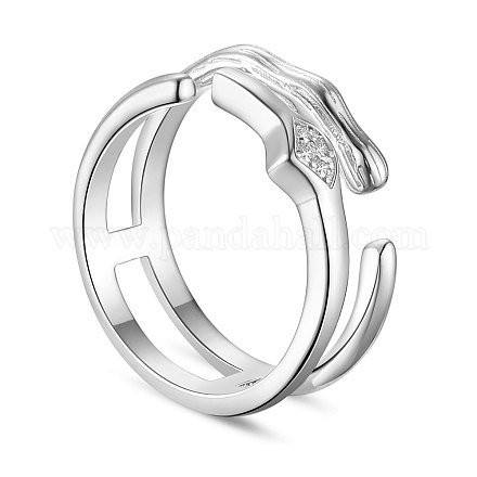 Shegrace 925 anillo de dedo de plata esterlina JR651A-1
