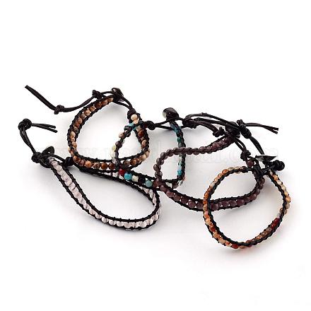 Braided Beads Bracelets BJEW-Q667-02-1