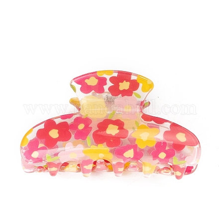 Blumen-PVC-Haarspangen&nbsp;PW-WG88AB0-03-1