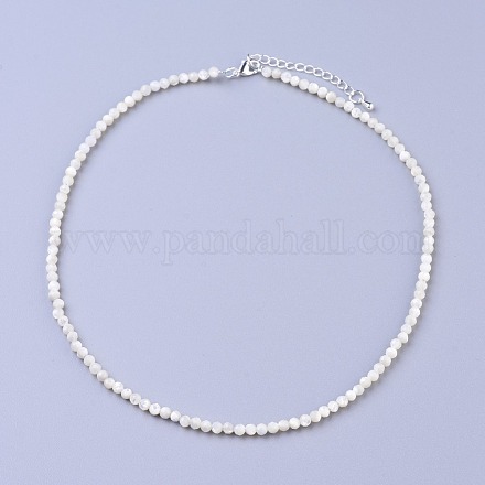 Coquille colliers en perles NJEW-K114-A-B01-1