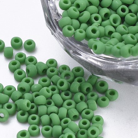 Opaque Glass Seed Beads SEED-Q025-2mm-K01-1