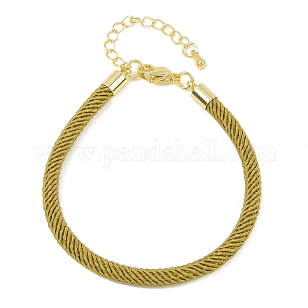 Изготовление браслета из круглого нейлонового шнура миланского плетения толщиной 4.5 мм BJEW-I245-01G-31-1