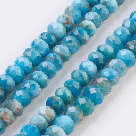 Chapelets de perles en apatite naturelle G-F568-097-C-1