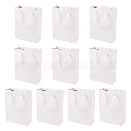 Складные подарочные пакеты из крафт-бумаги с ручкой ABAG-TAC0014-03-1