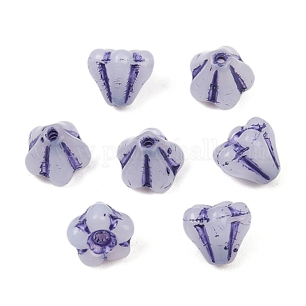 Чешские прессованные стеклянные бусины GLAA-I061-11-1