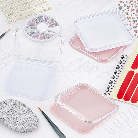 Прозрачный пластиковый ящик для инструментов для ногтей&nbsp;MRMJ-LP0002-33A-01-1