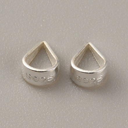 925 держатели кулонов из чистого серебра STER-WH0010-02B-S-1