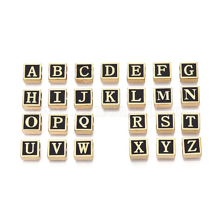 26 шт. 26 варианта квадратных распорных планок из нержавеющей стали 304 с черным эмалевым покрытием&nbsp;STAS-T073-58G-1