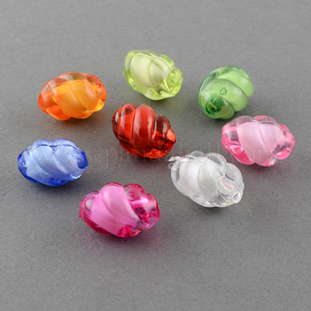 Perles en acrylique transparente TACR-S107-16mm-M-1