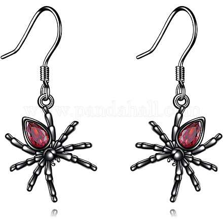 Серьги-подвески из цинкового сплава со стразами в форме паука FS-WGFA087-01-1