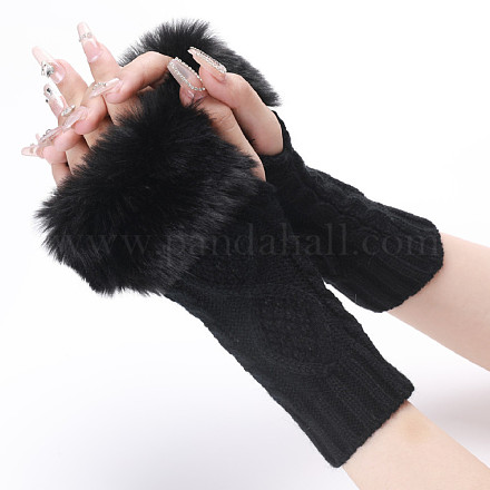 Пряжа из полиакрилонитрилового волокна для вязания перчаток без пальцев COHT-PW0001-15C-1
