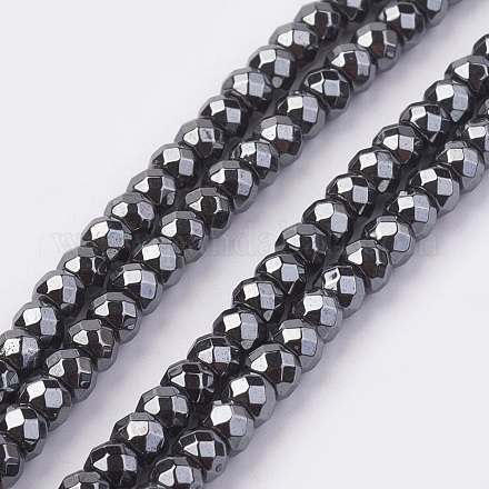 Non-magnetic Synthetic Hematite Beads Strands G-K263-01A-04-1