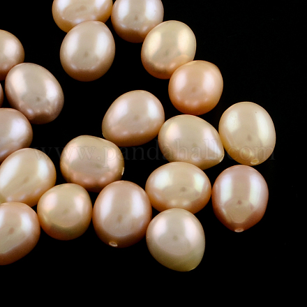 Perles de riz en perles de culture d'eau douce naturelles de qualité aa PEAR-R012-13-1