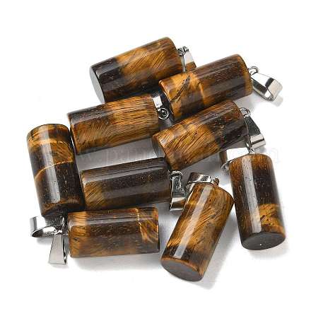 Природных тигровый глаз подвески G-B127-17P-01-1