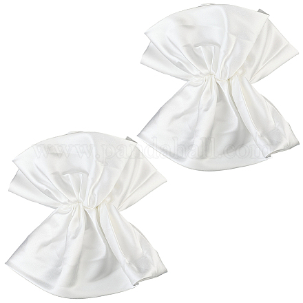Polyester-Ärmelschoner für die Braut&nbsp;AJEW-WH20120-25B-1