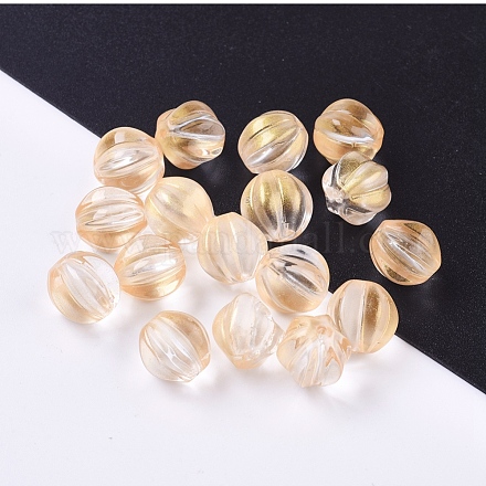 Perles en verre transparentes GLAA-L027-K06-1